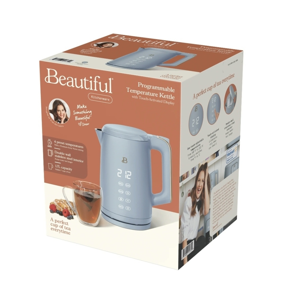 Beautiful By Drew Programmable Electric Tea Kettle BRAND NEW IN BOX!